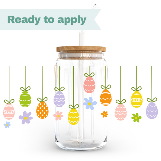 Hanging Easter Eggs - 16oz UVDTF cup wrap #0134