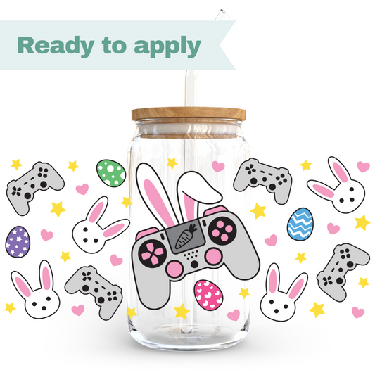 Gamer Easter Fun - 16oz UVDTF cup wrap #0137