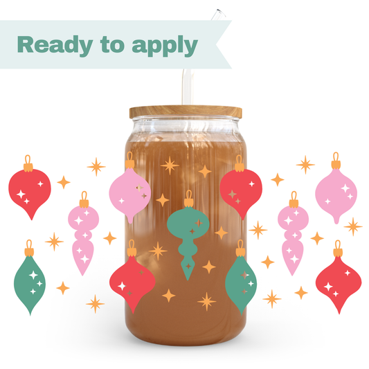 Christmas Ornaments- 16oz UVDTF cup wrap #0263