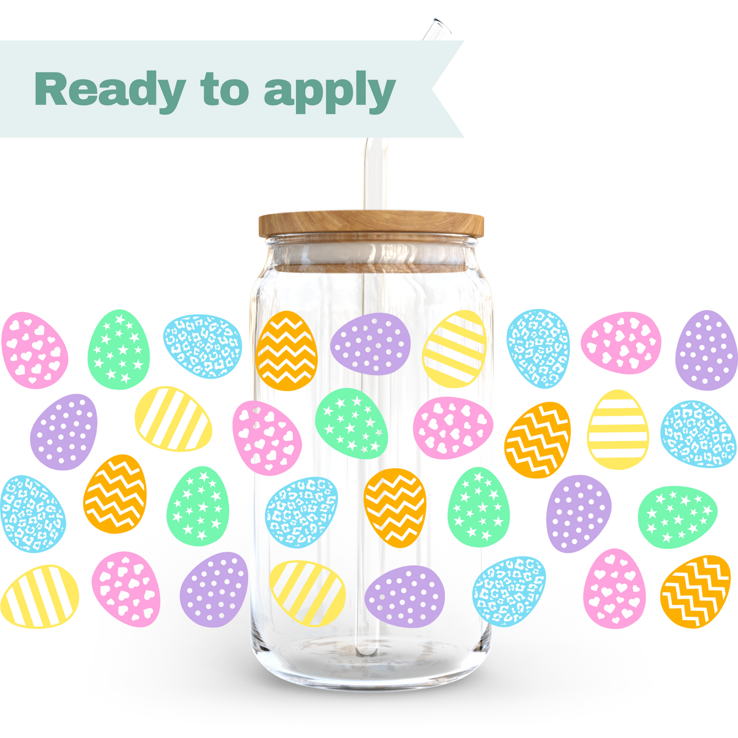 Easter Egg Mix - 16oz UVDTF cup wrap #0142