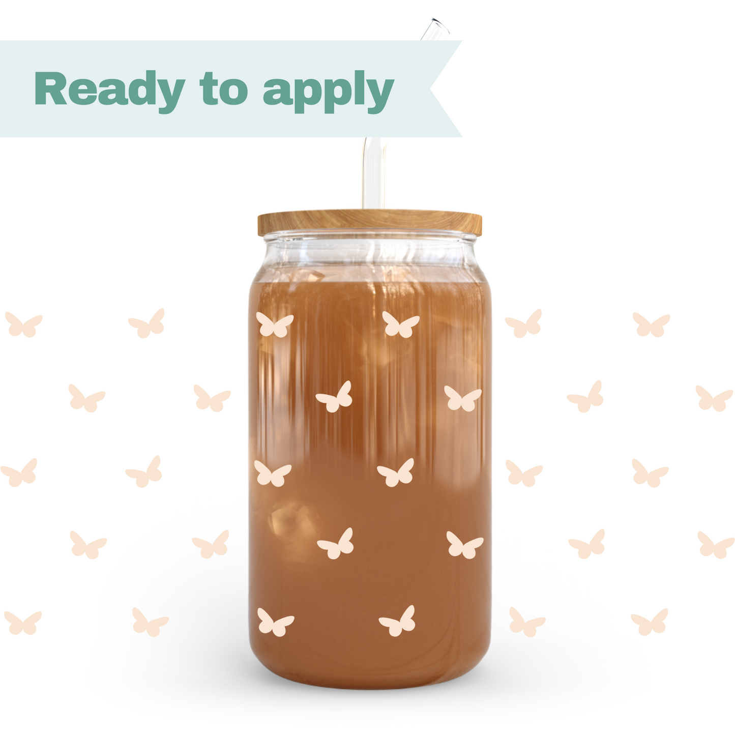 Mini Butterfly - 16oz UVDTF cup wrap #0193