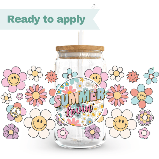 Summer lovin - 16oz UVDTF cup wrap #0038