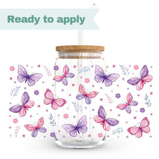 Butterfly - 16oz UVDTF cup wrap #0167