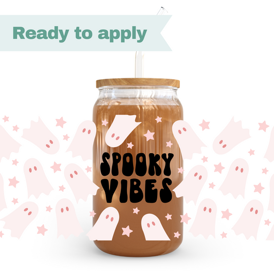 Spooky Vibes - 16oz UVDTF cup wrap #0206