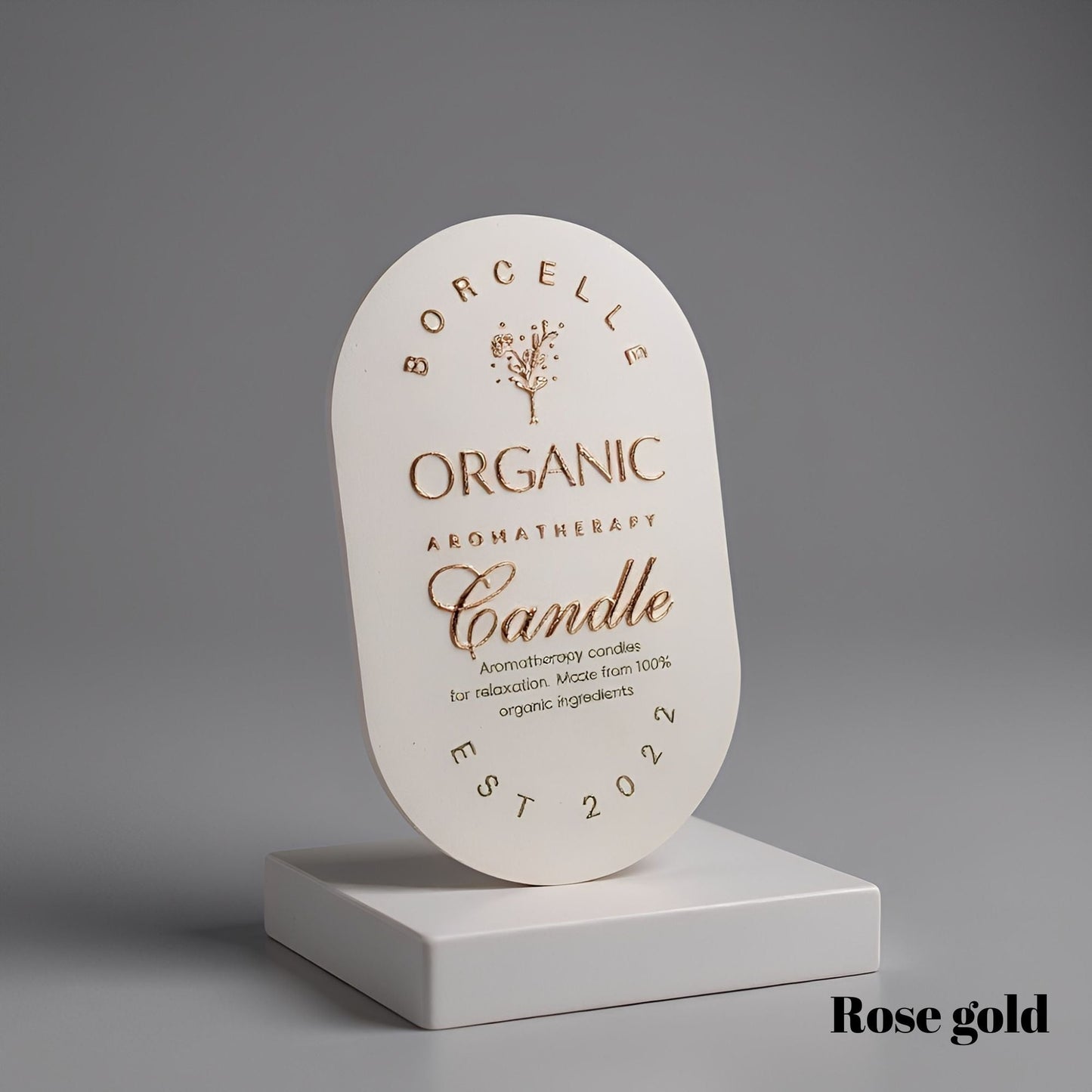 Metallic Foil Label - MOQ: 20 per design