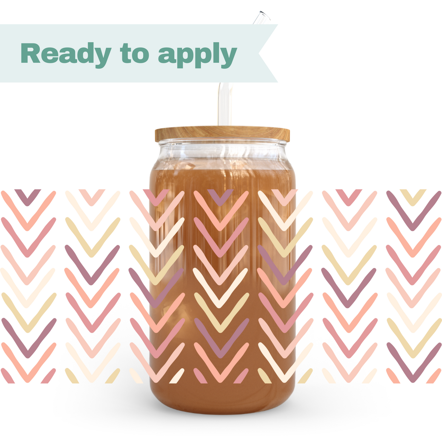 Boho Arrows - 16oz UVDTF cup wrap #0190