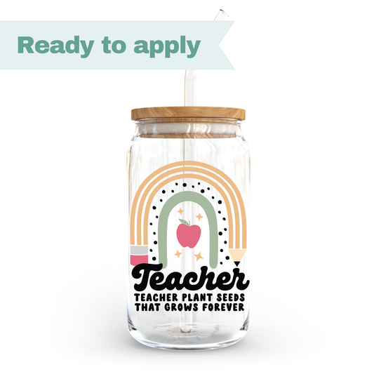 Teacher - 16oz UVDTF cup wrap #0307
