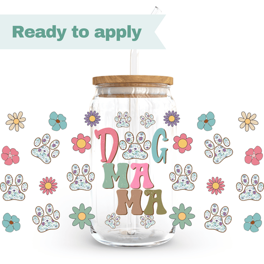 Dog Mama - 16oz UVDTF cup wrap #0018