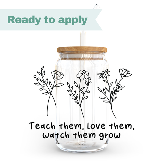 Teacher's Life - 16oz UVDTF cup wrap #0298