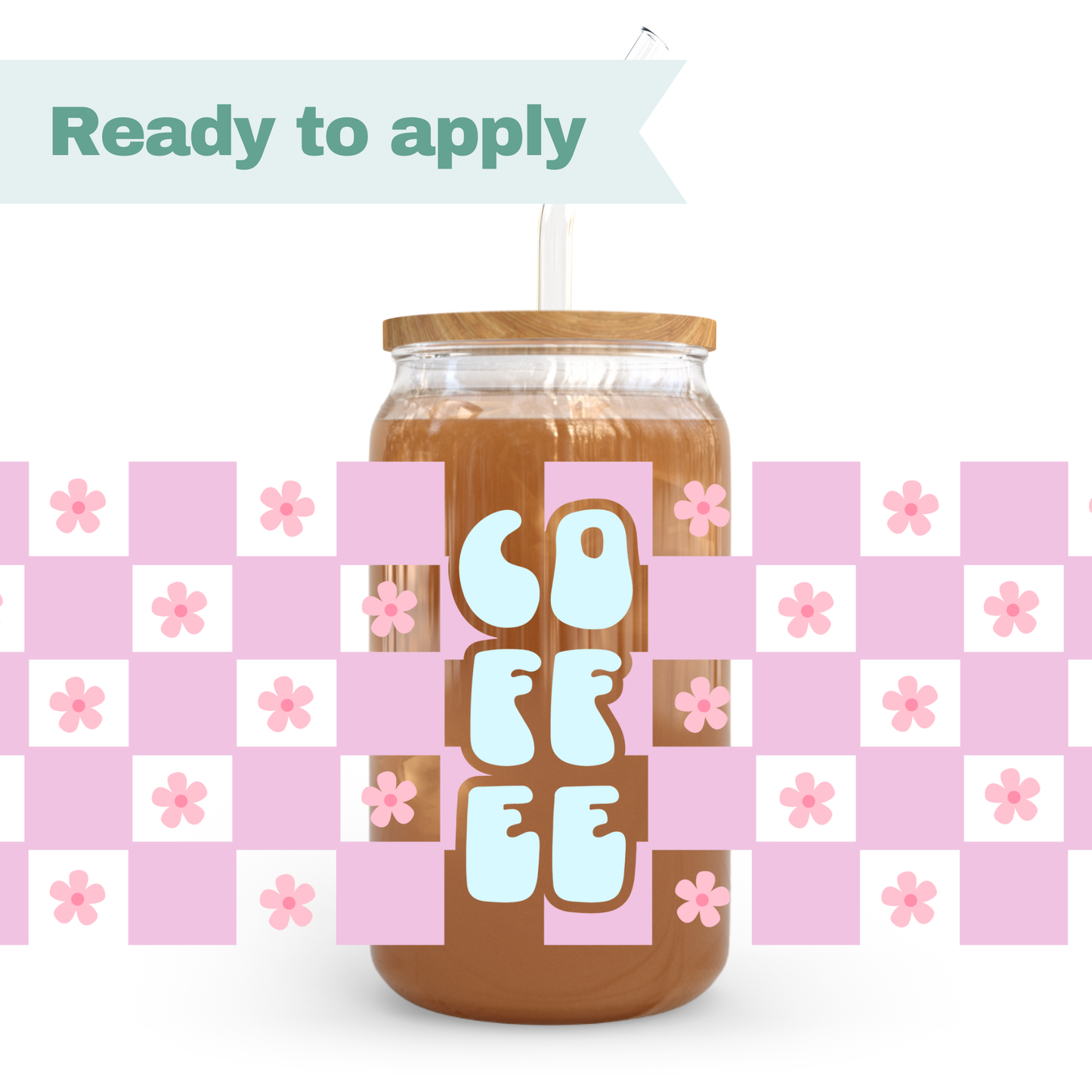 Coffee - 16oz UVDTF cup wrap #0237