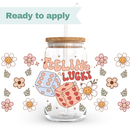 Feeling lucky - 16oz UVDTF cup wrap #0037