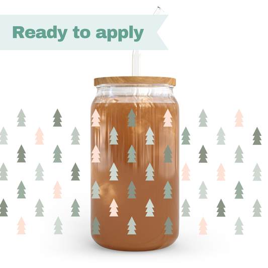 Christmas Trees - 16oz UVDTF cup wrap #0254