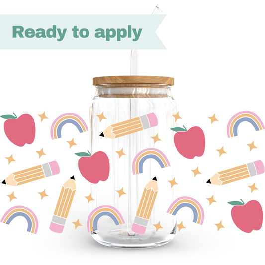 Teacher's life - 16oz UVDTF cup wrap #0076