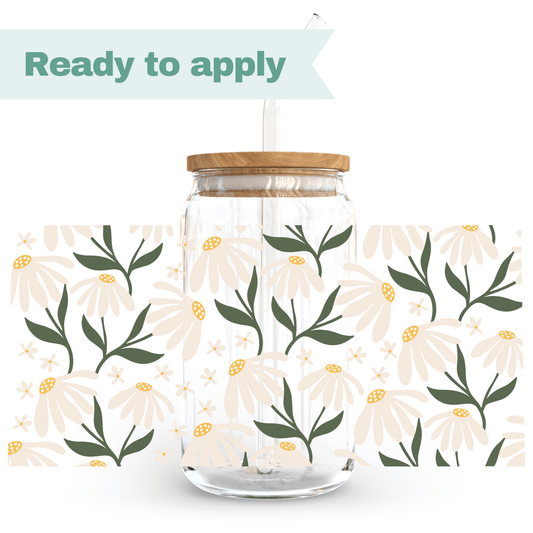 Wild Daisies - 16oz UVDTF cup wrap #0019