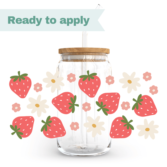 Stawberries  - 16oz UVDTF cup wrap