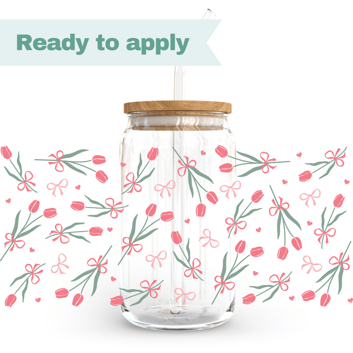 Tulip Love - 16oz UVDTF cup wrap #0075