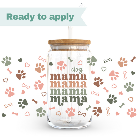 Dog Mama - 16oz UVDTF cup wrap #0155