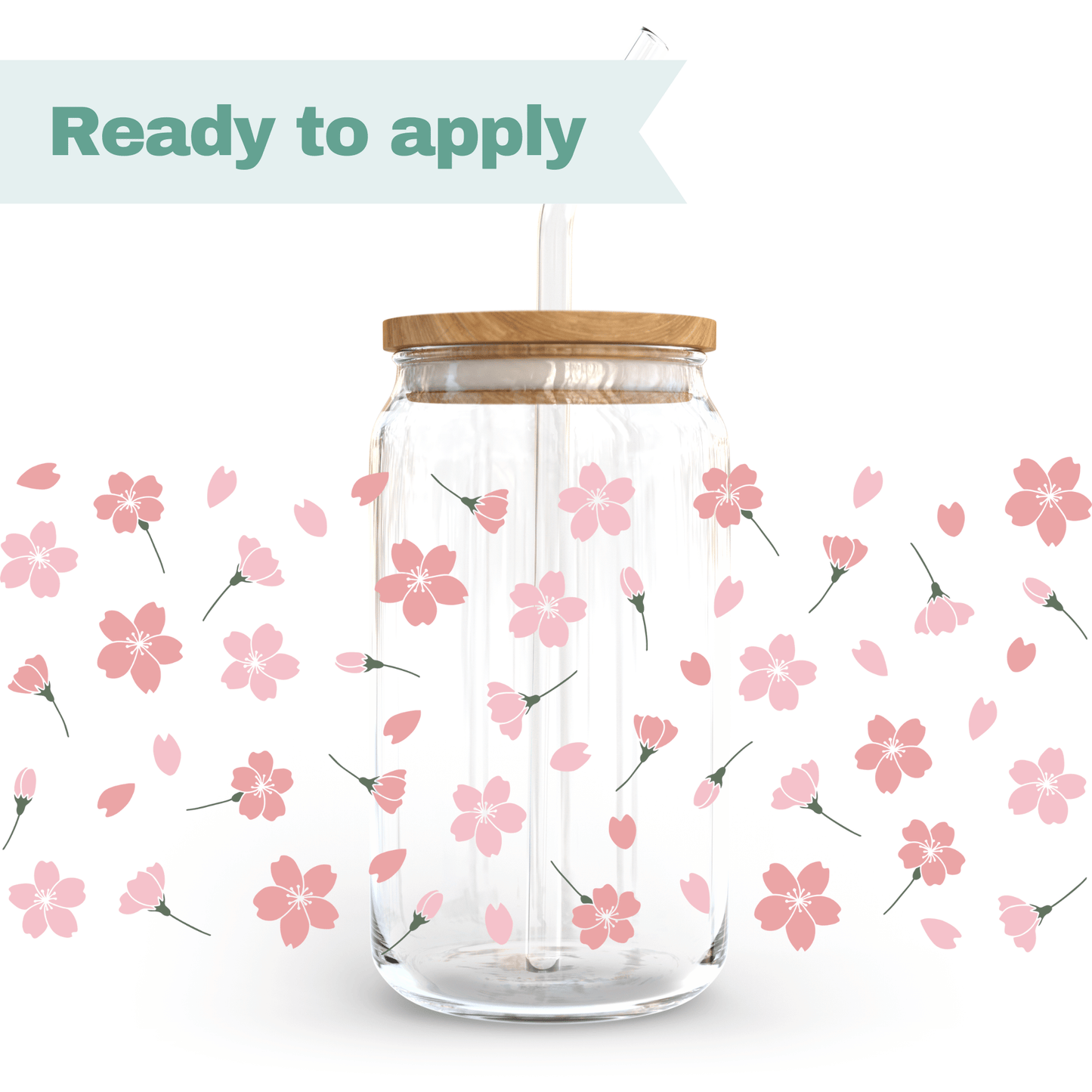 Sakura - 16oz UVDTF cup wrap #0014