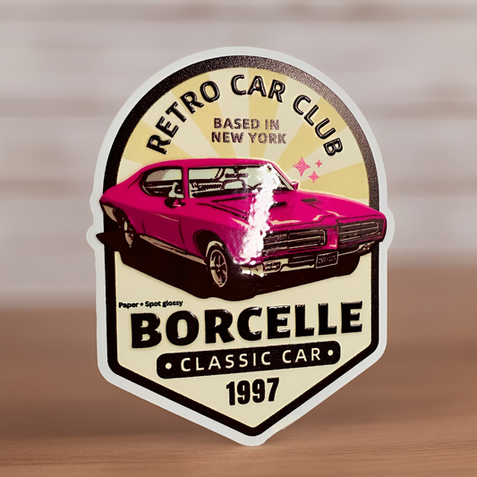 3D Raised Label (Spot Gloss) - MOQ: 20 per design